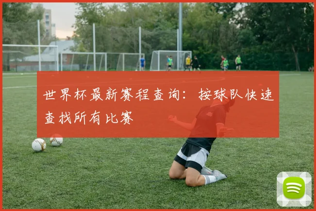 世界杯最新赛程查询：按球队快速查找所有比赛